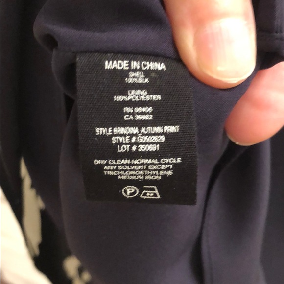 Theory 'Brindina' Autumn Floral Silk Shift Dress - Picture 9 of 9